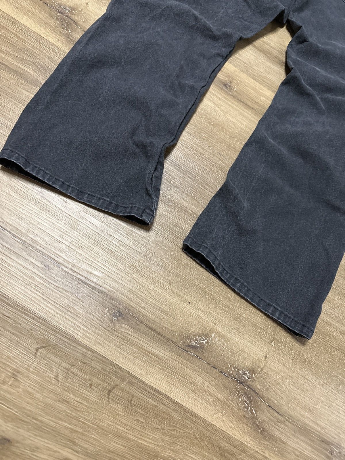 Carhartt × Dickies × Vintage Vintage 90s Dickies Carhartt Black Workweae Carpenter jeans Size US 38 / EU 54 - 2 Thumbnail