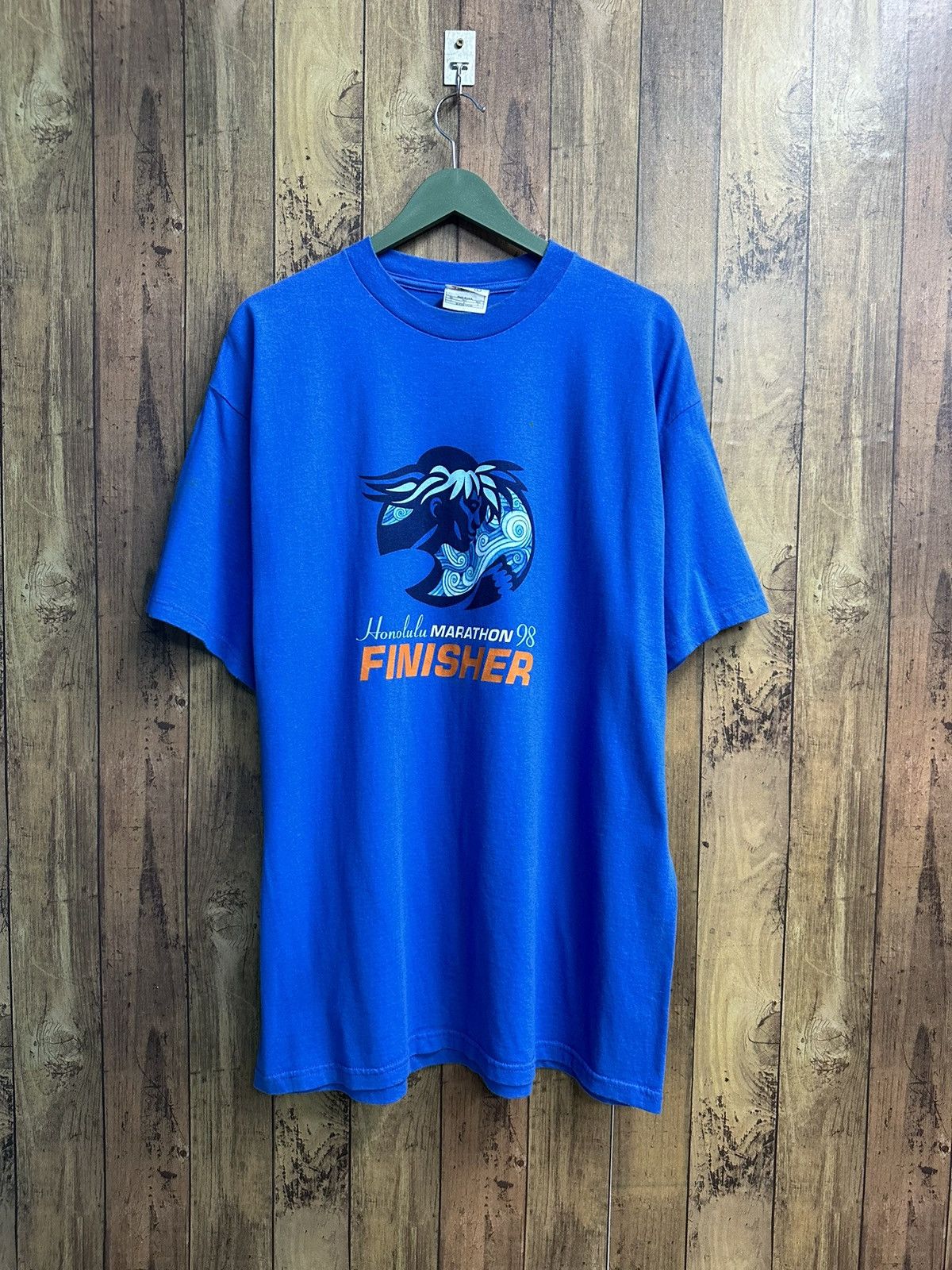 Nike Nike 1998 Finisher Marathon Honolulu Vintage Tshirt A245 Size US L / EU 52-54 / 3 - 1 Thumbnail