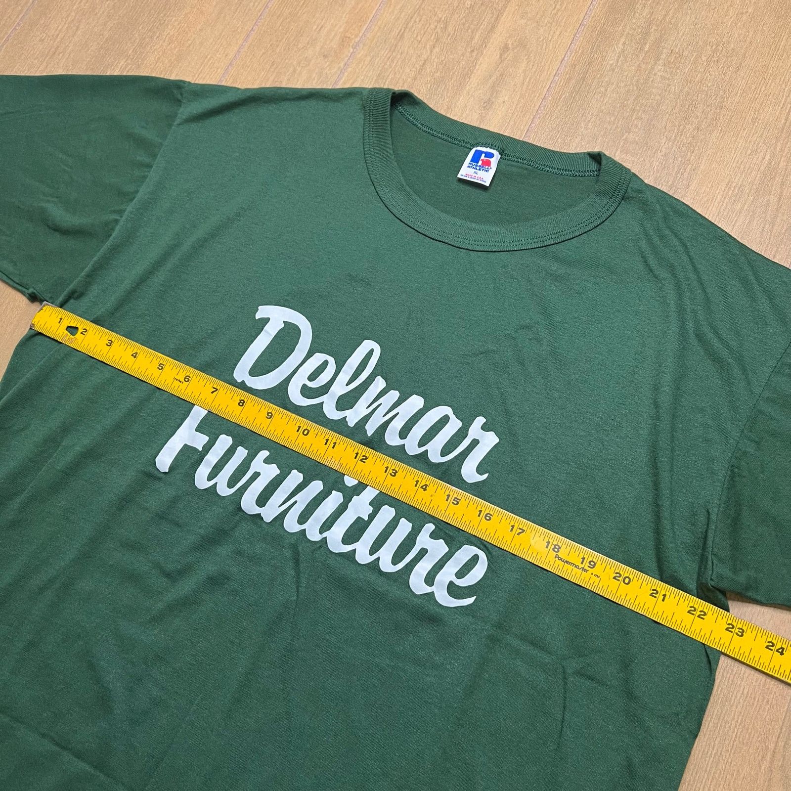 Russell Athletic Vintage Russell Athletic Delmar Furniture T Shirt USA XL Size US XL / EU 56 / 4 - 7 Thumbnail
