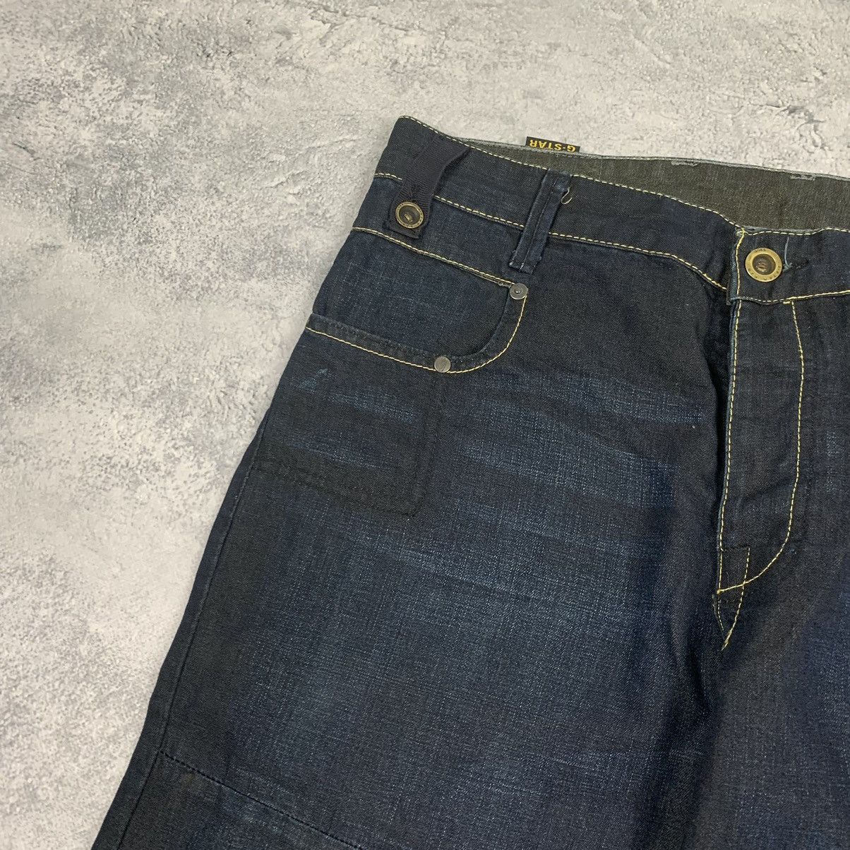 G-Star Vintage Y2K G-Star Raw Big Logo Jeans Size 33/34 Blue Size US 33 - 4 Thumbnail
