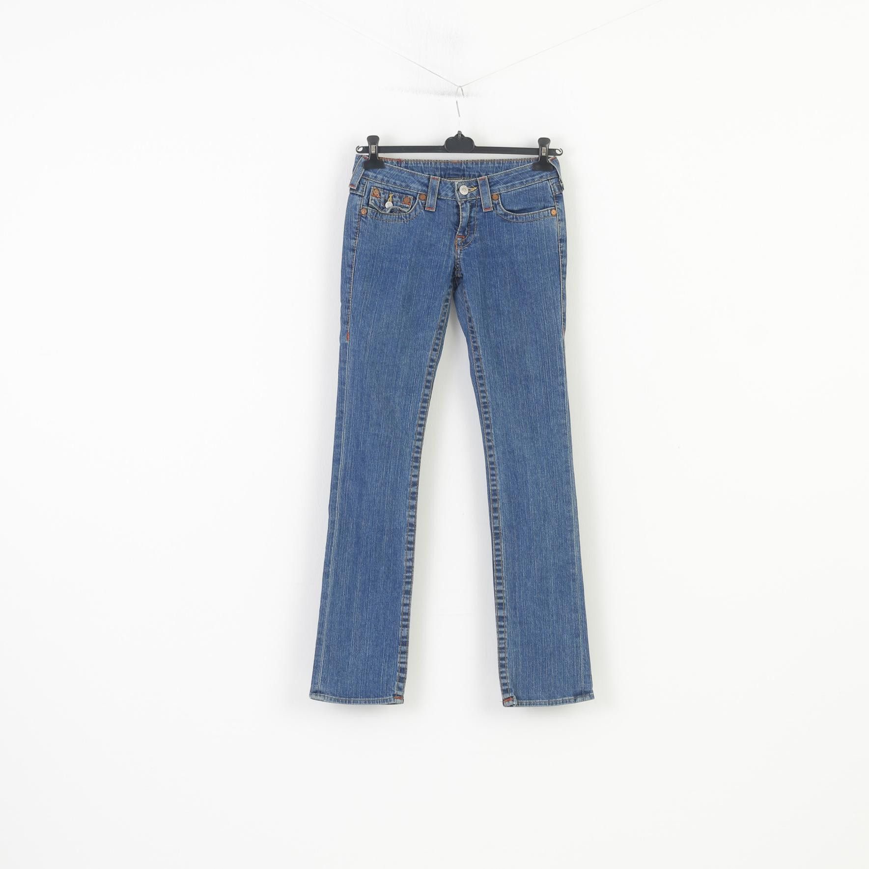 True Religion True Religion Woman 27 Trousers Jeans Blue Cotton 4122 Size 27" / US 4 / IT 40 - 1 Thumbnail