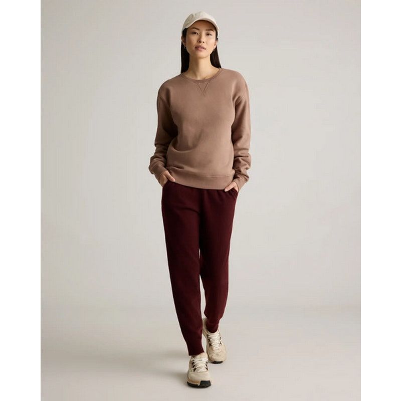 Quince Quince Mongolian Cashmere Sweatpants Burgundy Medium NWT Size 30" / US 8 / IT 44 - 1 Thumbnail