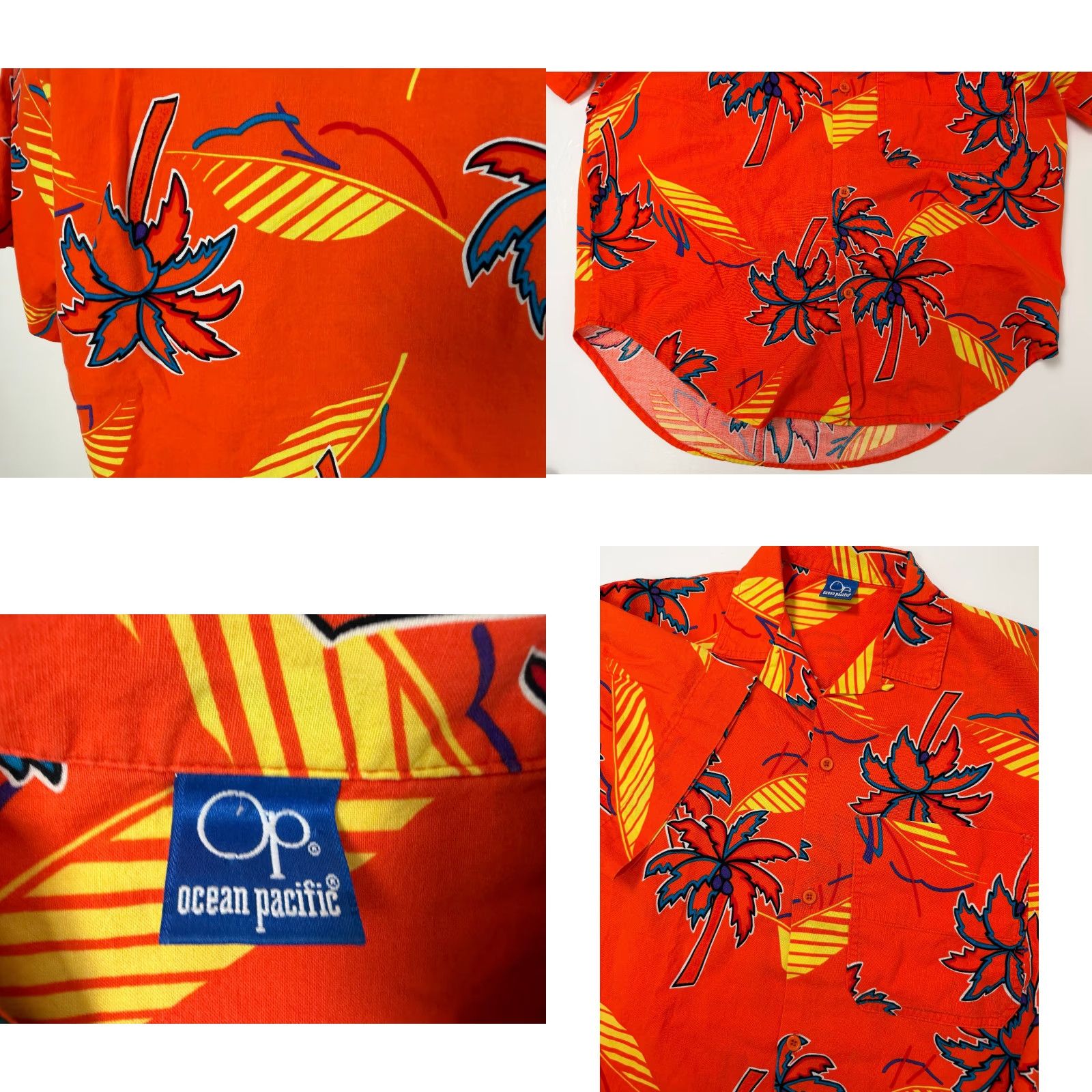 Ocean Pacific VINTAGE Ocean Pacific Shirt Mens S Geometric Lightweight 80s 90s Beach Hawaiian Sailboat Cotton Button-Up - wait Size US S / EU 44-46 / 1 - 8 Thumbnail
