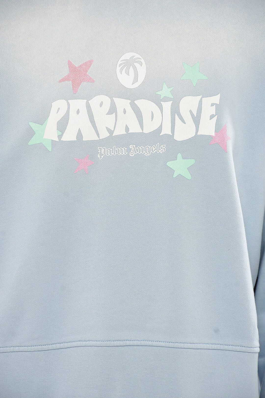 Palm Angels og1mm0326 Crewneck Sweatshirt Light Blue Size L / US 10 / IT 46 - 3 Thumbnail