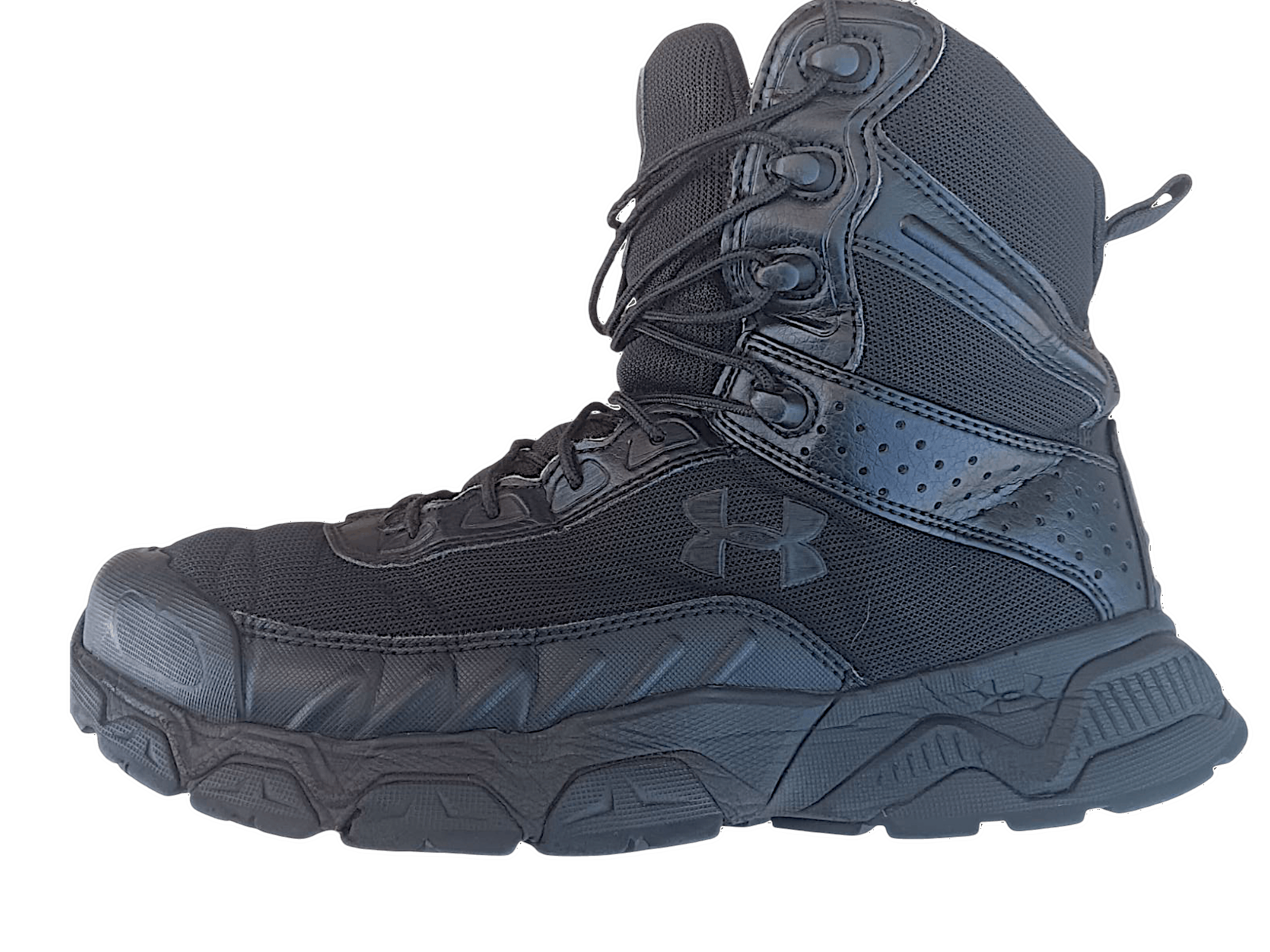 Under Armour Under Armor Men's Size 10 Black Tactical Lace Up Boots Size US 10 / EU 43 - 7 Thumbnail