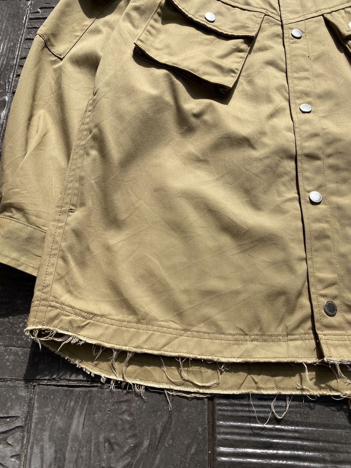 GU × Undercover F/W21 GU x UNDERCOVER Military Field Distressing Jacket Size US L / EU 52-54 / 3 - 13 Thumbnail