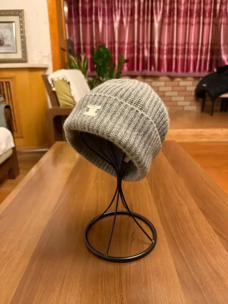 Celine 23AW Knitwear Logo Hat-2505