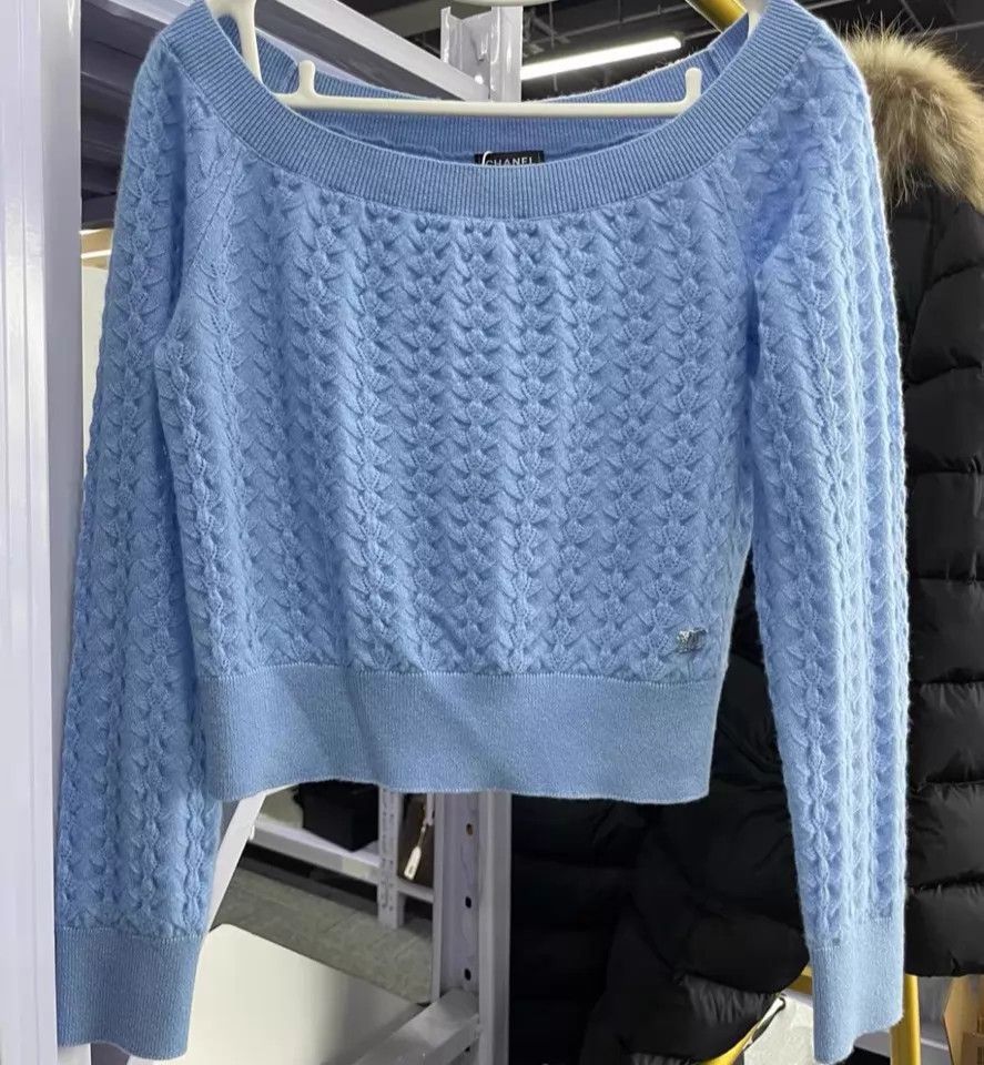 Chanel Chanel blue Sweaters Size XS / US 0-2 / IT 36-38 - 1 Thumbnail