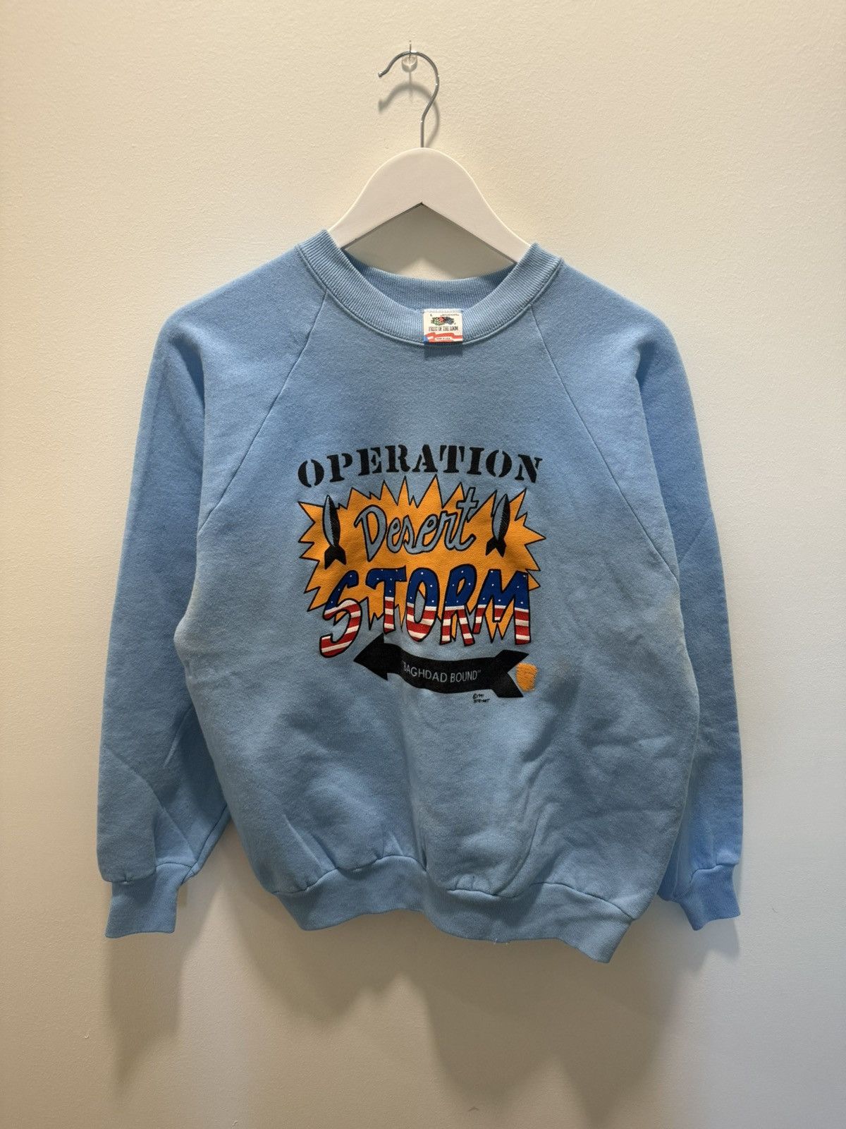 Vintage GRAIL 1991 OPERATION DESERT STORM CREWNECK Size US L / EU 52-54 / 3 - 1 Thumbnail