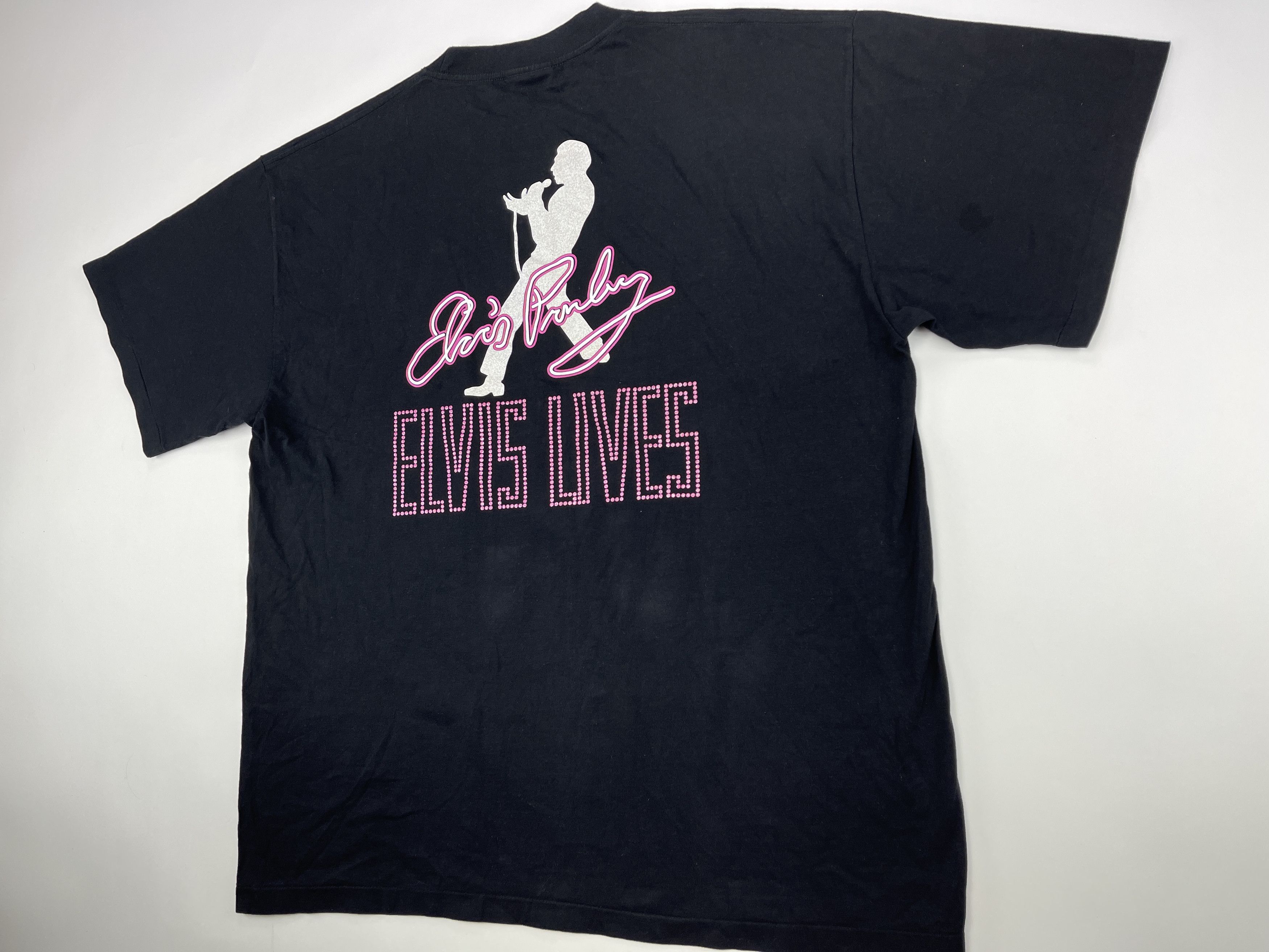 Band Tees Vintage Elvis Presley T-shirt, 90s, music, Graceland, XXL Size US XXL / EU 58 / 5 - 6 Thumbnail