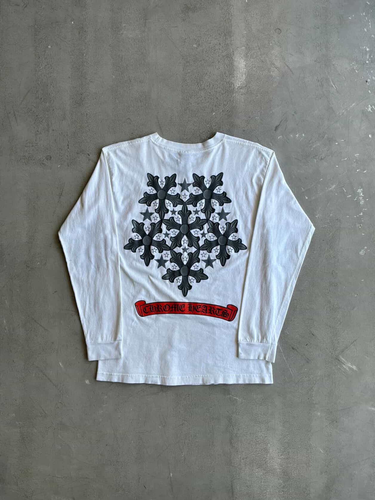 Chrome Hearts 90s Chrome Hearts - Star Logos Longsleeves Size US M / EU 48-50 / 2 - 1 Thumbnail