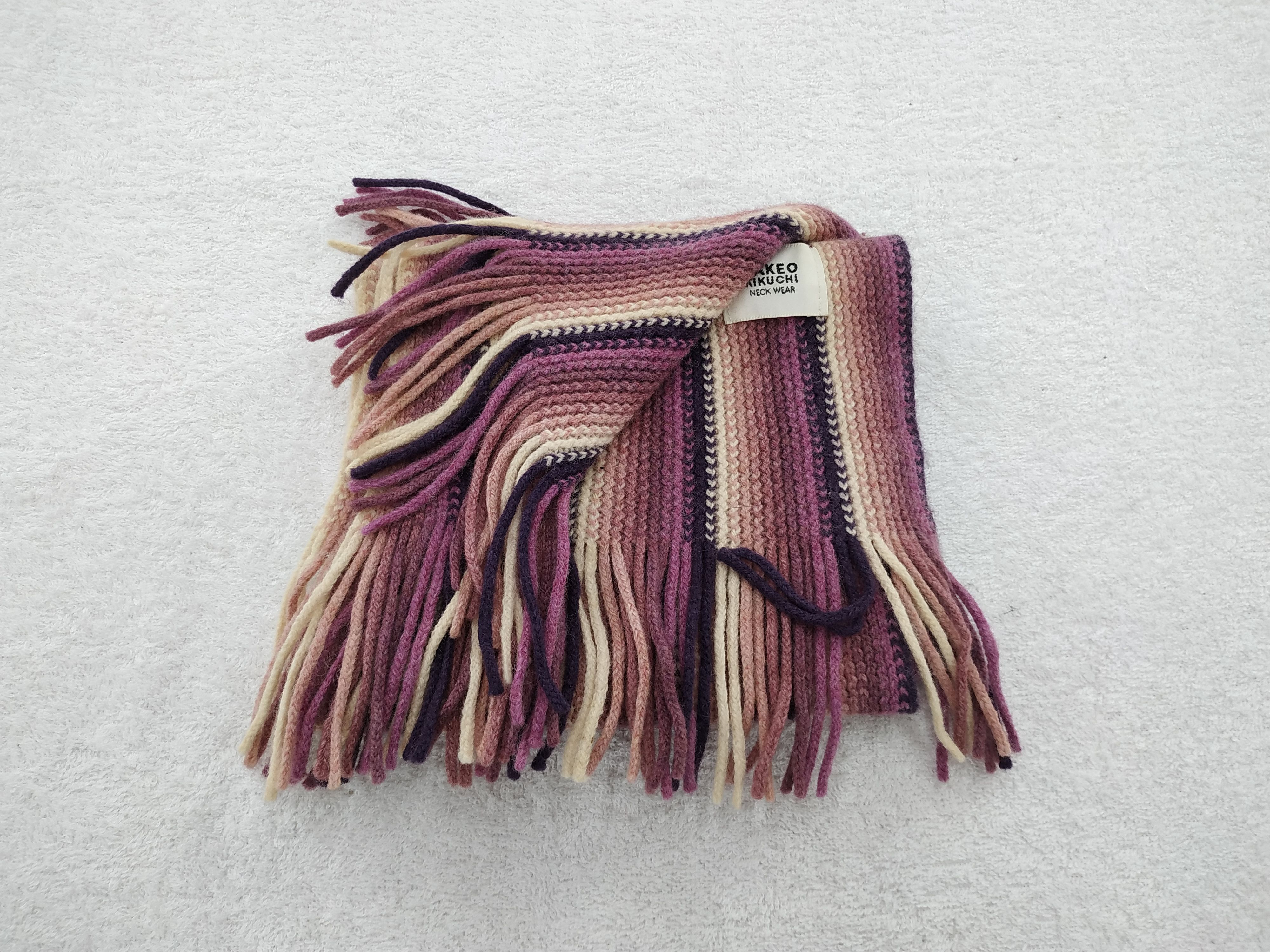 Takeo Kikuchi Vintage Takeo Kikuchi Scarf/Muffler/Neckwear MF046 Size ONE SIZE - 4 Thumbnail