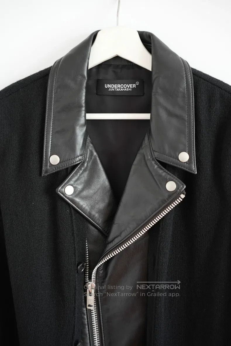 Undercover Undercover 21aw cowhide double biker jacket Size US XL / EU 56 / 4 - 4 Thumbnail