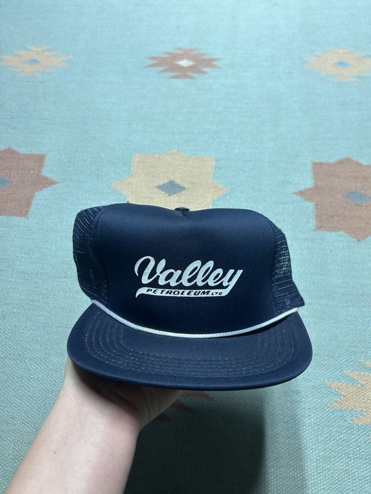 Vintage Vtg trucker hat valley petroleum oil Michigan spell out snap Size ONE SIZE - 2 Thumbnail