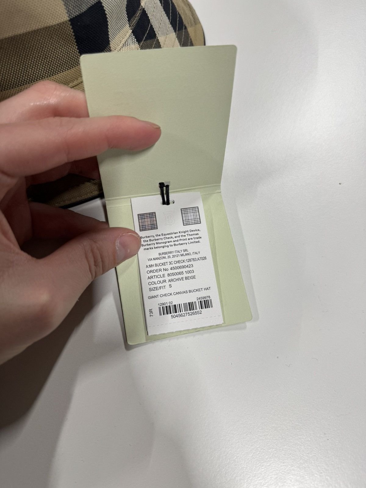Burberry Burberry Classic Check Bucket Hat 600$ Size ONE SIZE - 3 Thumbnail