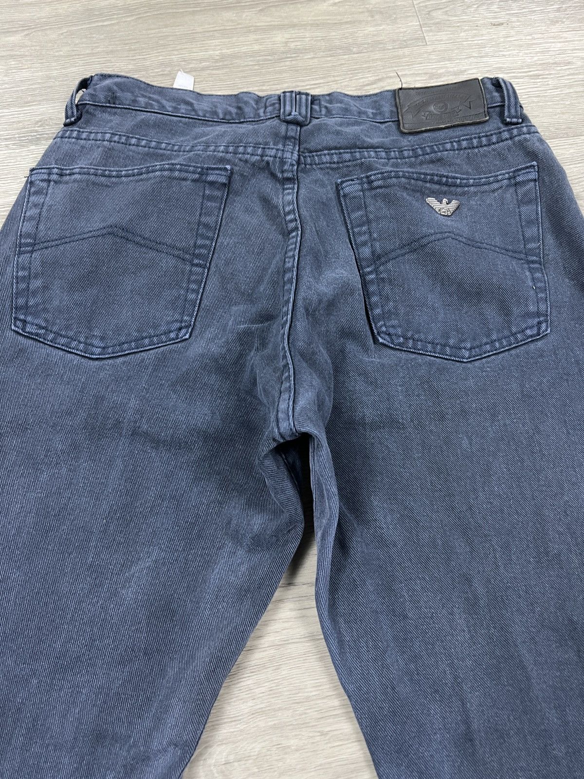 Armani ARMANI JEANS 90s Tapered Denim Logo Metal Size 32 Size US 32 / EU 48 - 4 Thumbnail