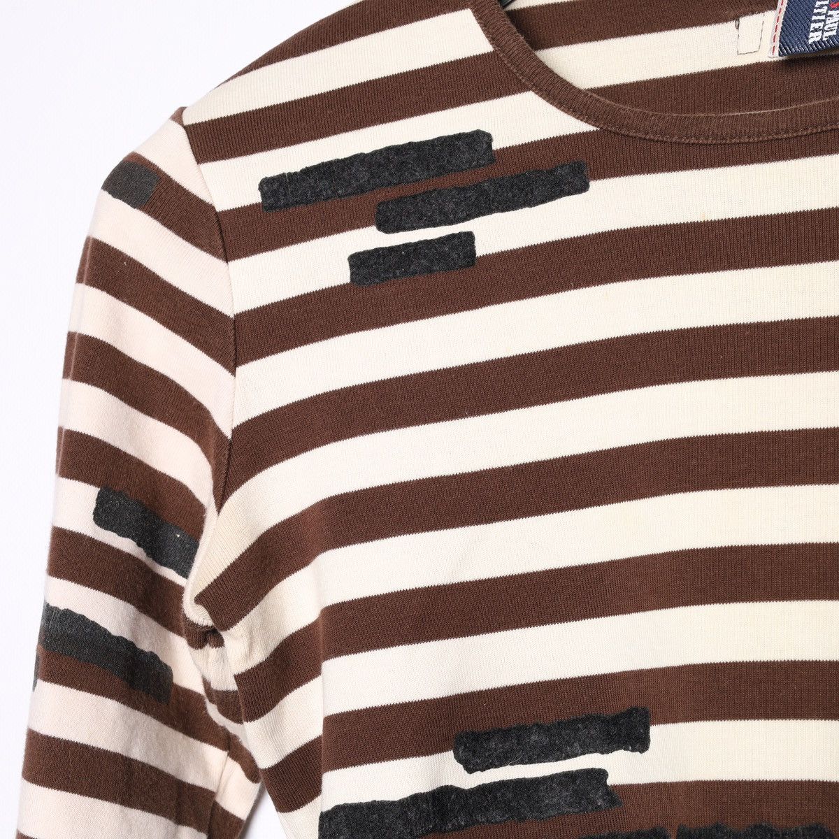 Jean Paul Gaultier Jean Paul Gaultier JPG Stripped Long Sleeve Sailor Top Tee Size S / US 4 / IT 40 - 11 Thumbnail
