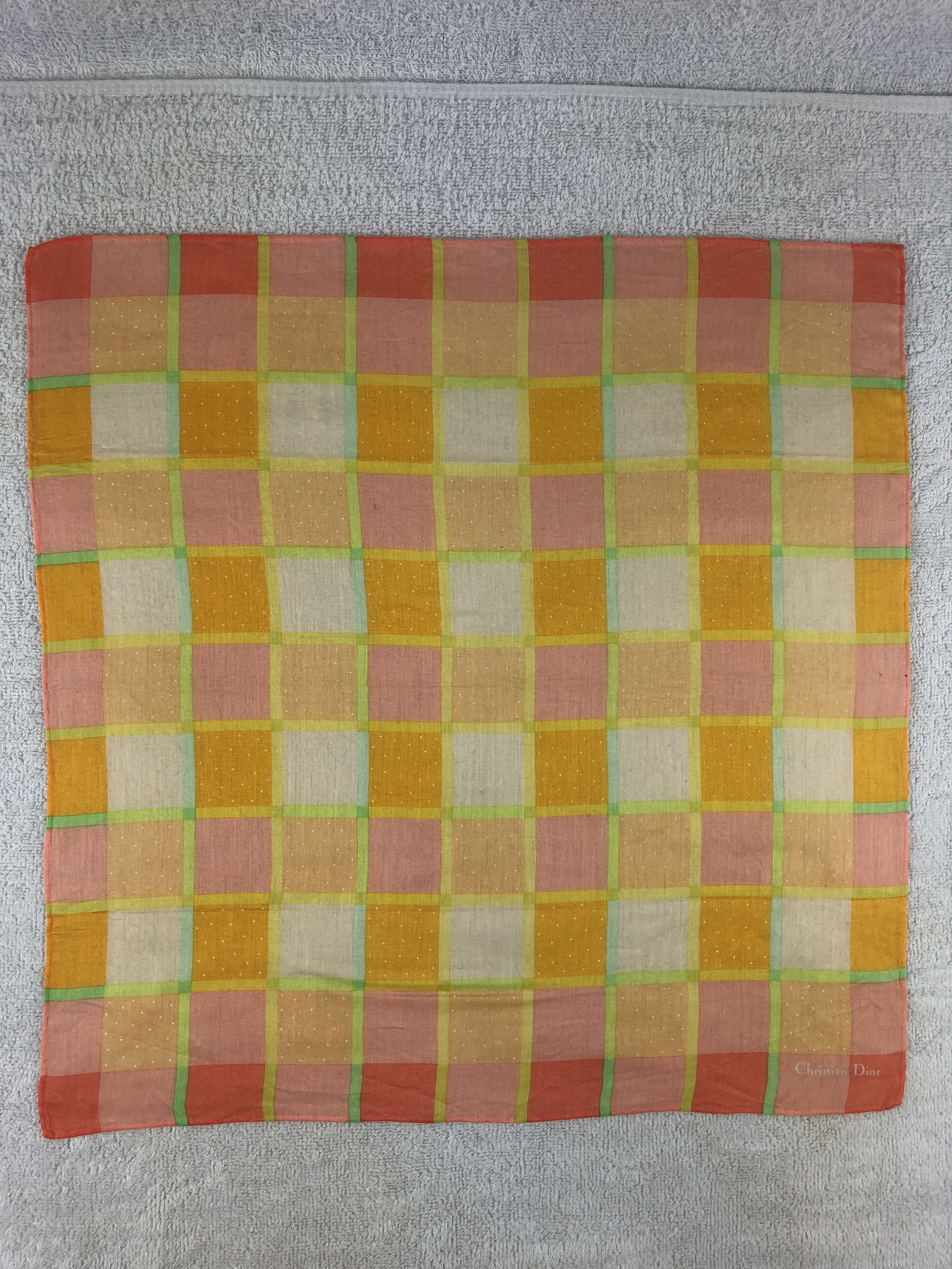 Vintage Christian Dior Handkerchief / Bandana / Neckerchief Size ONE SIZE - 3 Thumbnail