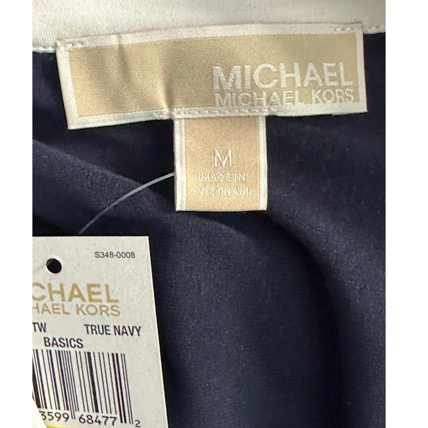 Michael Kors Michael Kors gold-tone chain collar accent dress size Medium Size M / US 6-8 / IT 42-44 - 3 Thumbnail