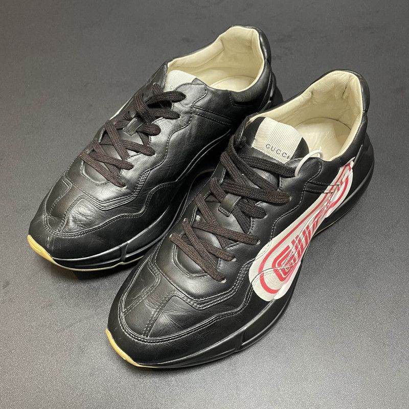 Gucci Gucci Rhyton Color Block Low-Top Casual Shoes 0079 Size US 11 / EU 44 - 1 Thumbnail