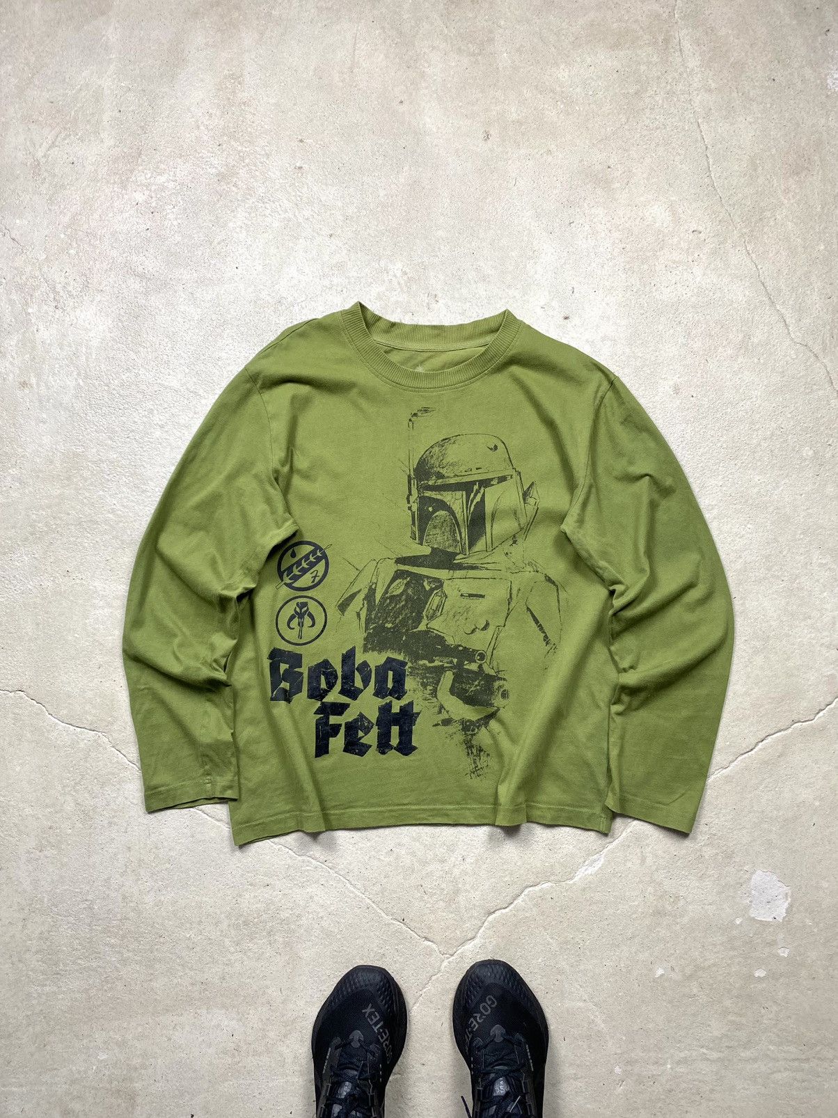 Star Wars Vintage 00’s Star Wars Boba Fett Movie Longsleeve Size US M / EU 48-50 / 2 - 1 Thumbnail