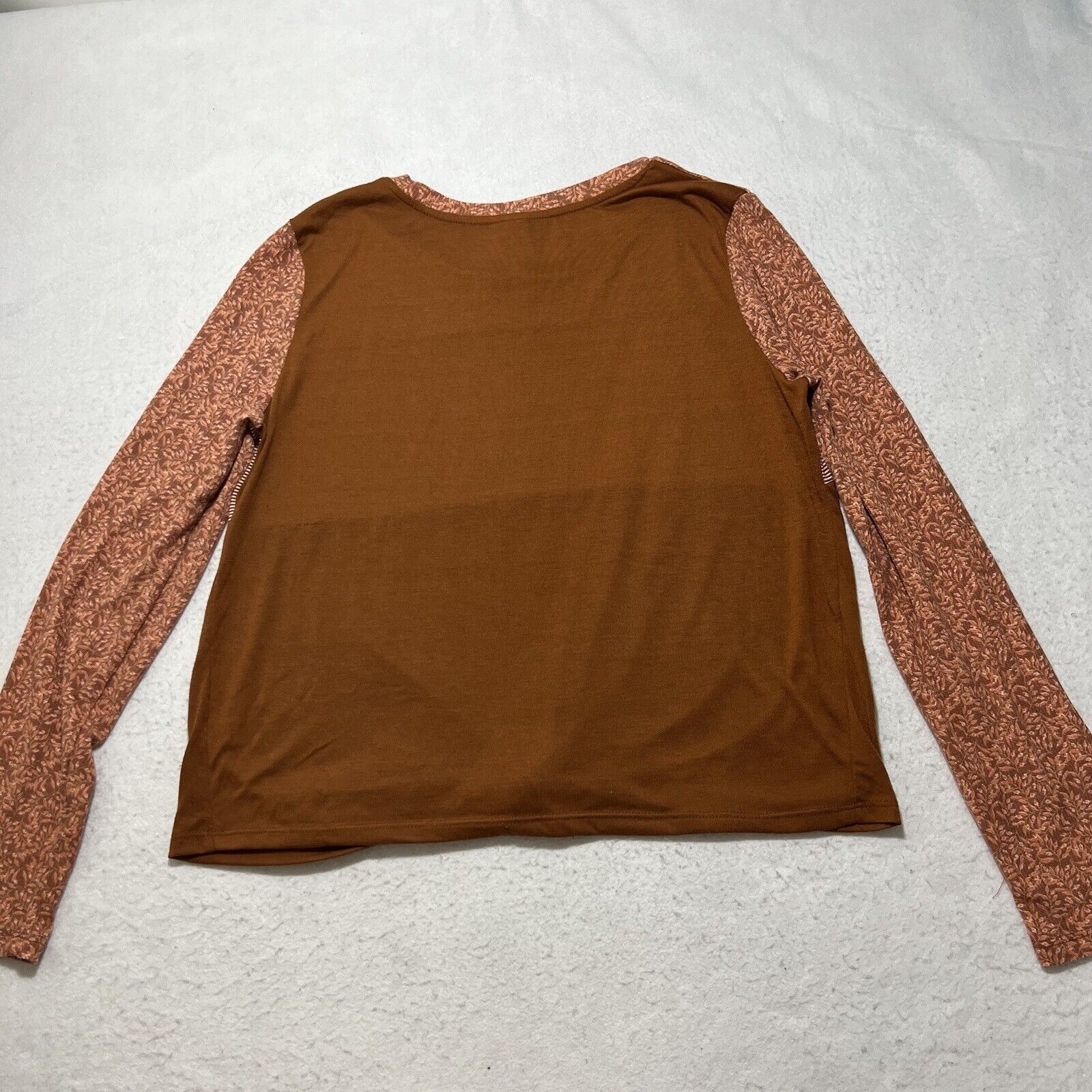 Other Self Esteem Orange Tie Front Lightweight T Shirt Top Size XL / US 12-14 / IT 48-50 - 9 Thumbnail