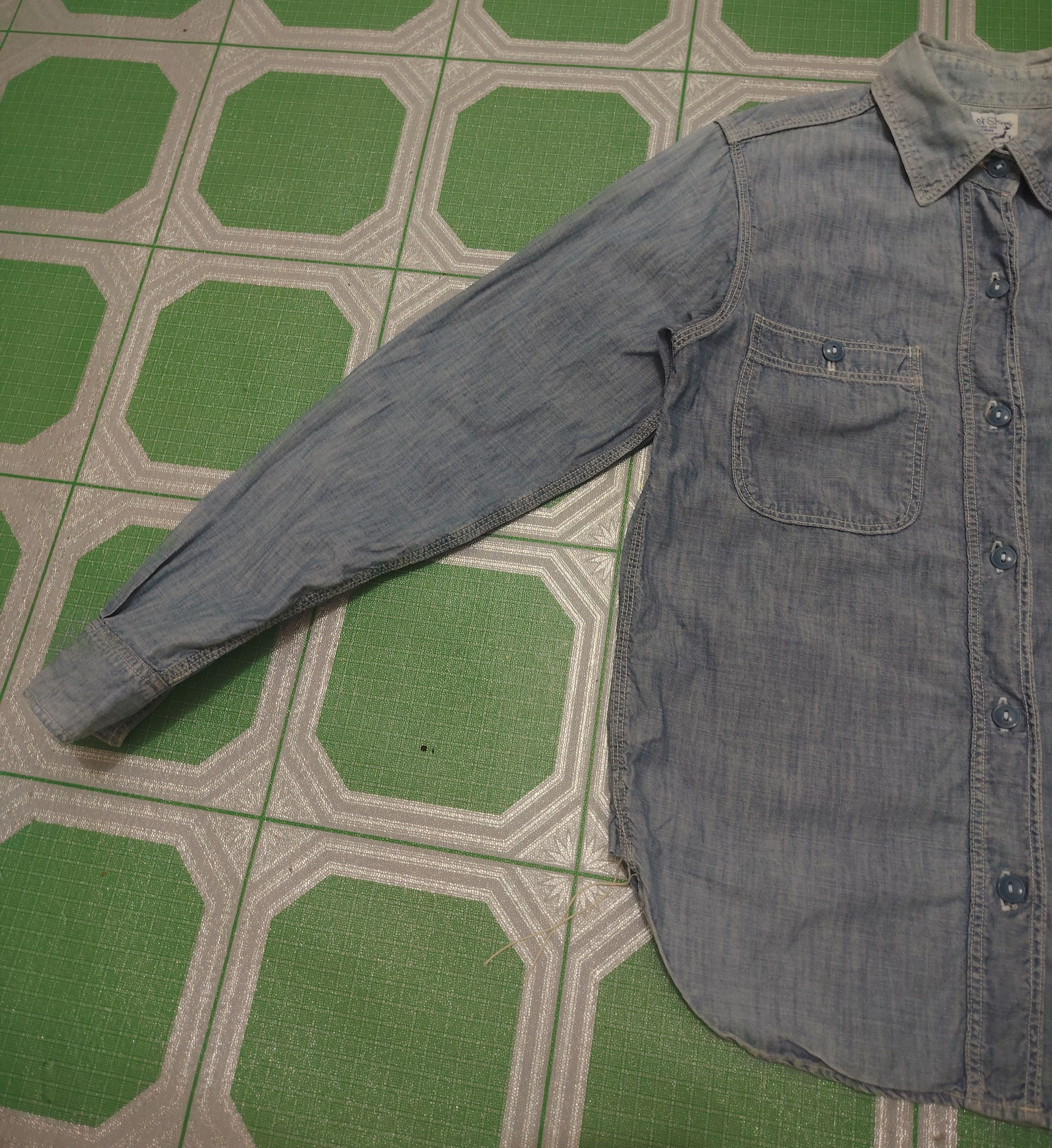 Orslow Vtg Orslow Faded Shirt Button up Size US S / EU 44-46 / 1 - 5 Thumbnail
