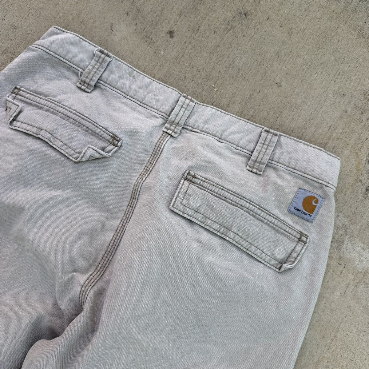 Carhartt ivory carhartt workwear cargo pants Size US 34 / EU 50 - 1 Thumbnail