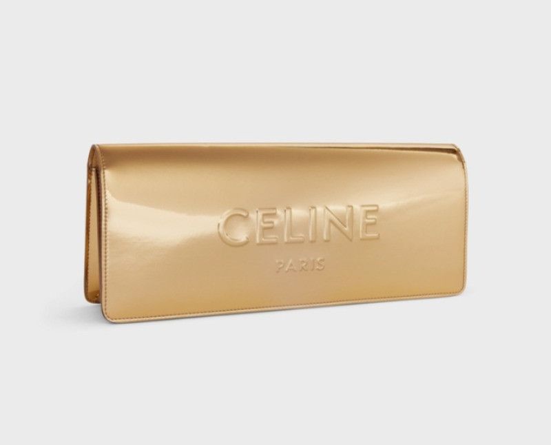 Celine o1w1db10125 110402EPQ Size: OS / Laminated Fabric Clutch Size ONE SIZE - 2 Thumbnail