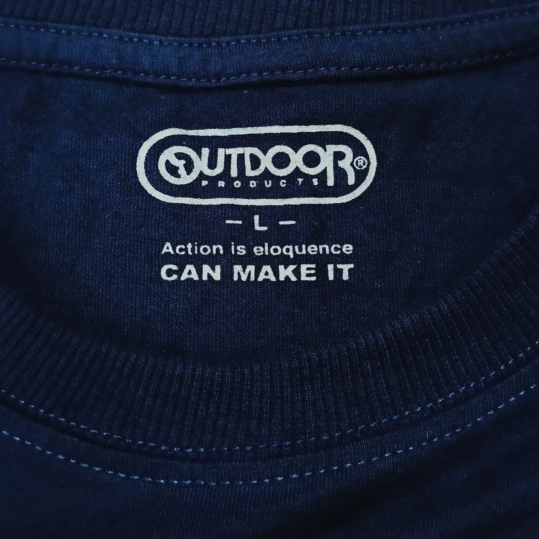 Japanese Brand Outdoor Products Japan Dark Blur Tee Shirt ( L ) Size US L / EU 52-54 / 3 - 3 Thumbnail