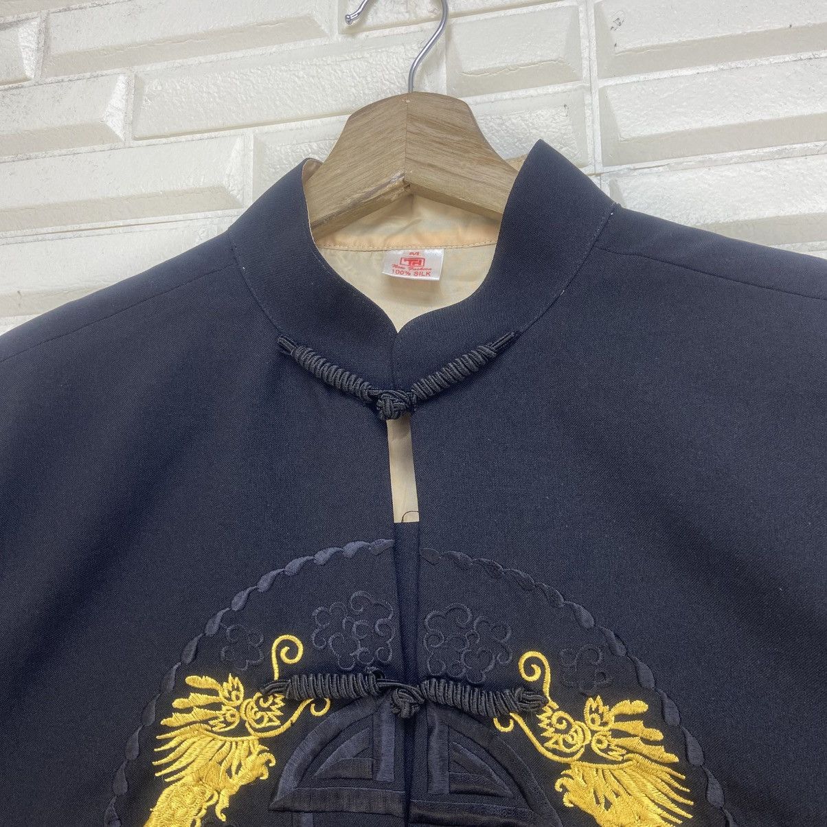 Japanese Brand 100% Silk Japanese Traditional Wear Gold Dragon Embroidered Size US M / EU 48-50 / 2 - 4 Thumbnail