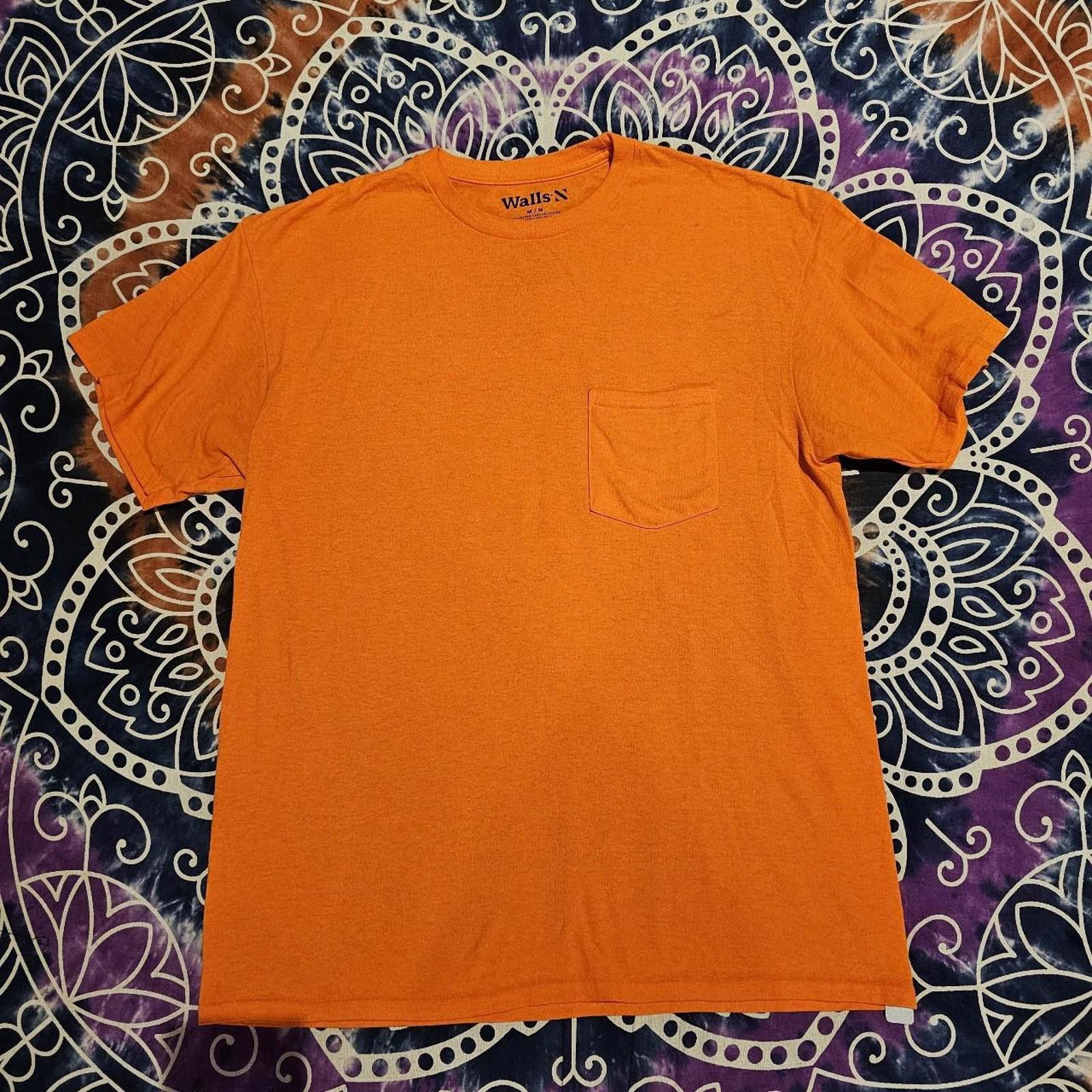 Designer Men's Orange T-shirt With Pocket Size US M / EU 48-50 / 2 - 1 Thumbnail