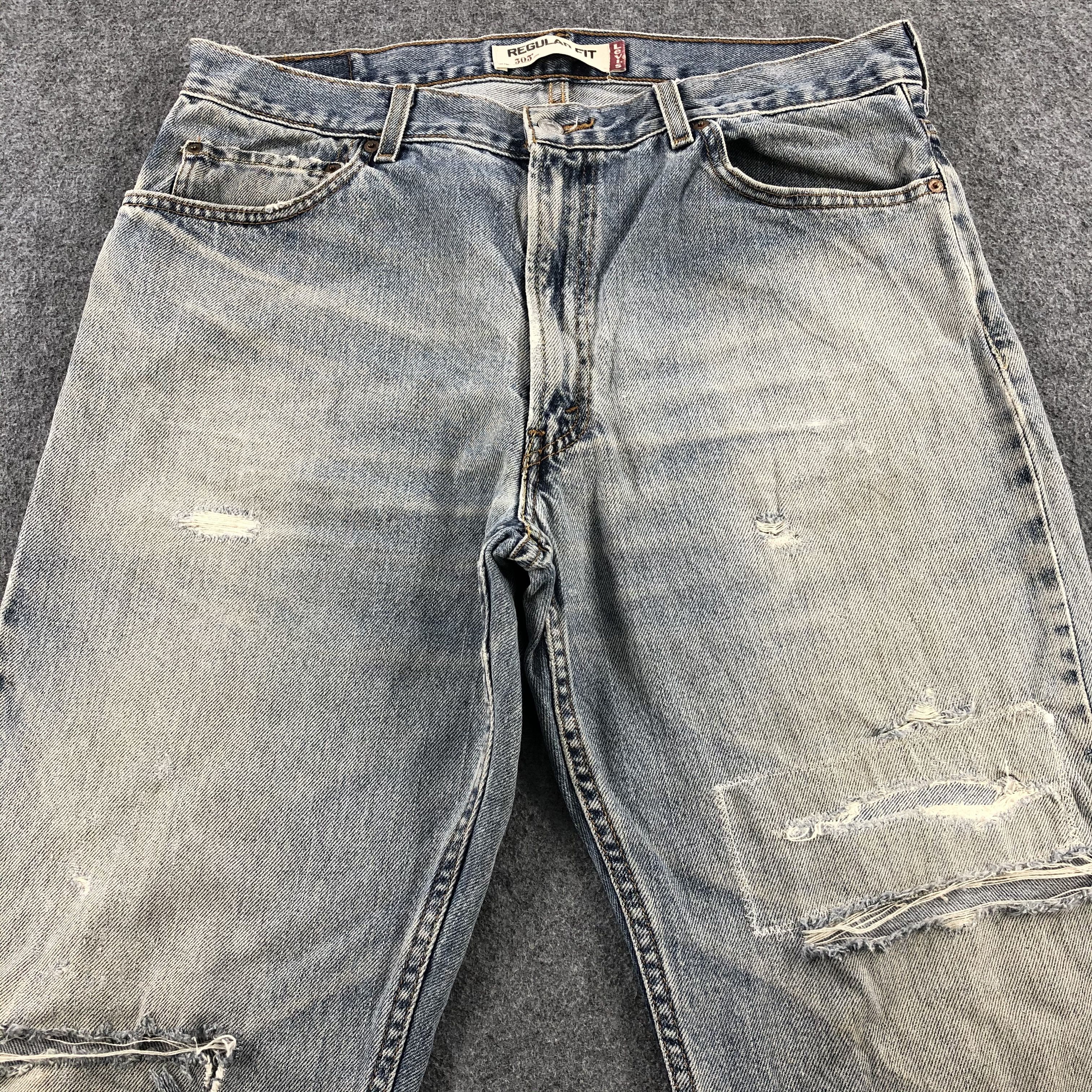 Levi's × Vintage Vintage Light Wash Levis 505 Jeans-JM1873 Size US 37 - 3 Thumbnail