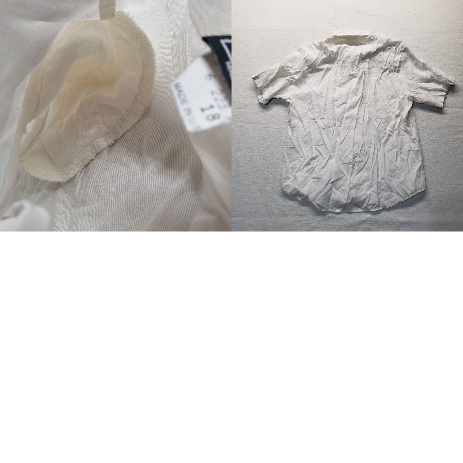Vintage SOUTHERN LADY Shirt Blouse Button-Up Collared Floral White 18 Womens Size XXL / US 16-18 / IT 52-54 - 8 Thumbnail