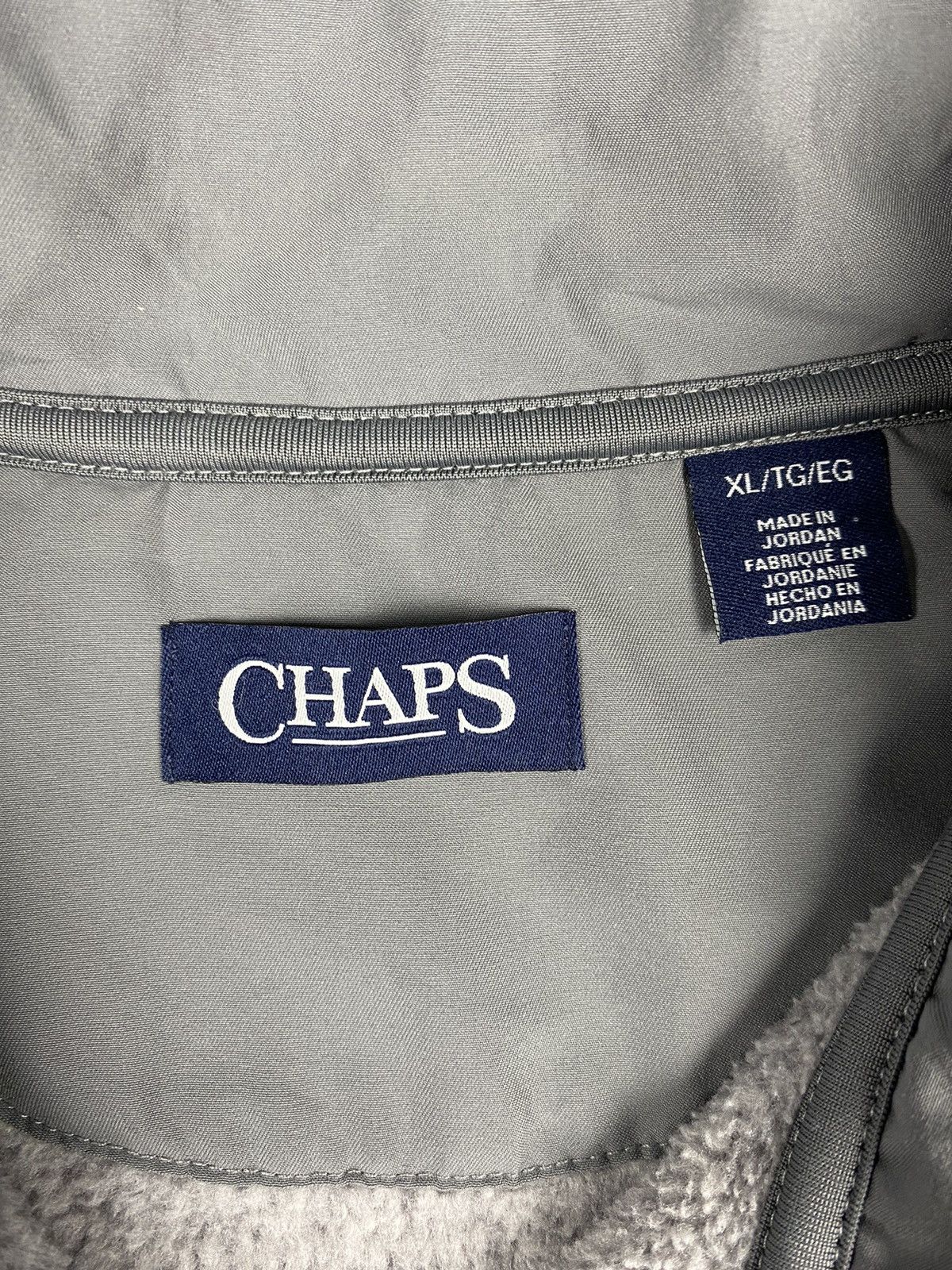 Chaps × Polo Ralph Lauren × Vintage Vintage Chaps Ralph Lauren Zip Fleece Jacket Size XL Size US XL / EU 56 / 4 - 11 Thumbnail