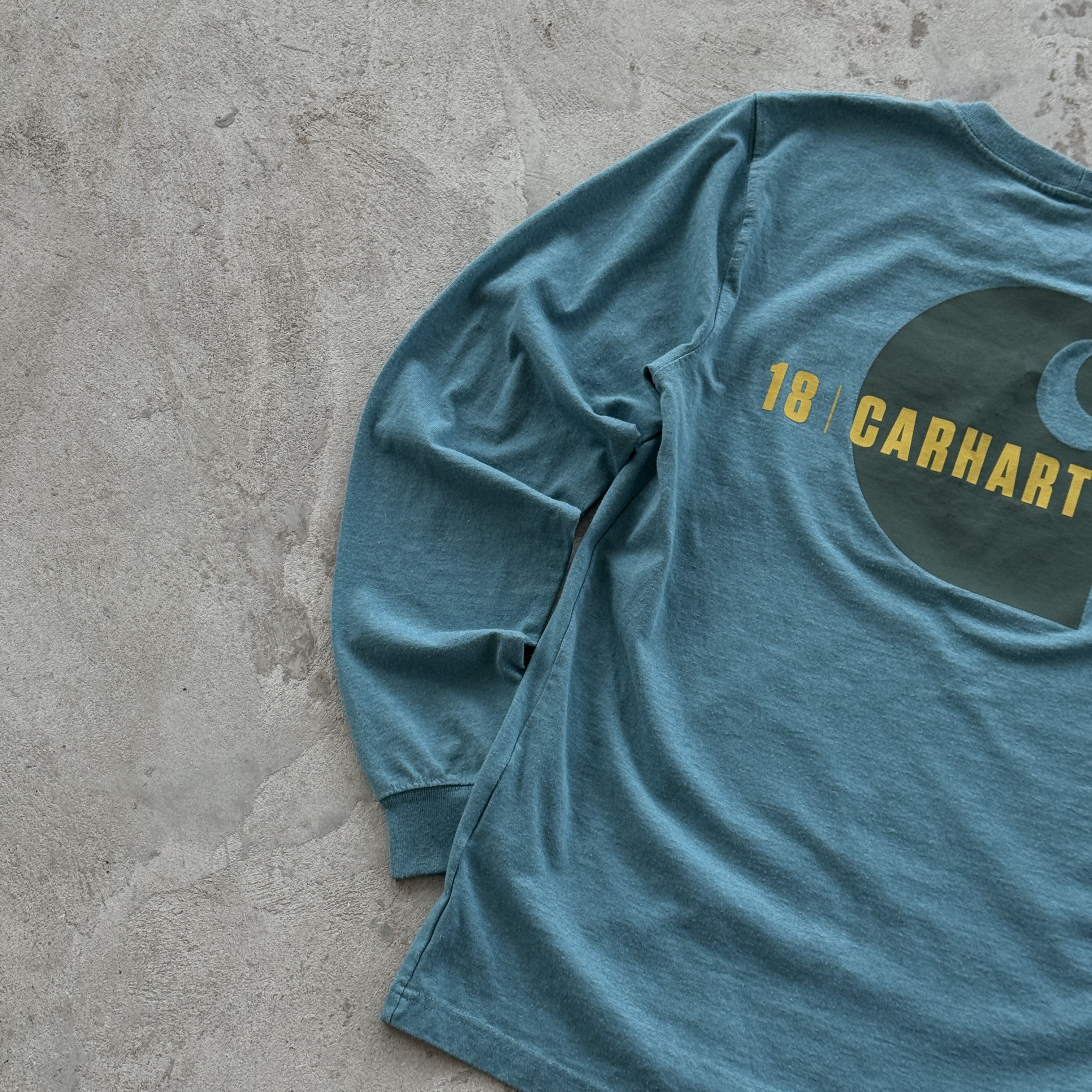 Carhartt Vintage Carhartt Relaxed Fit Pocket T-Shirt Long Sleeve Size US S / EU 44-46 / 1 - 7 Thumbnail