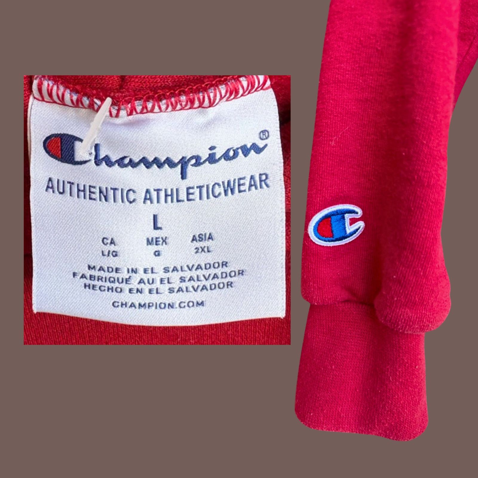Champion VTG College Hoodie | Champion Stanford Red | Ivycore L Size US L / EU 52-54 / 3 - 3 Thumbnail