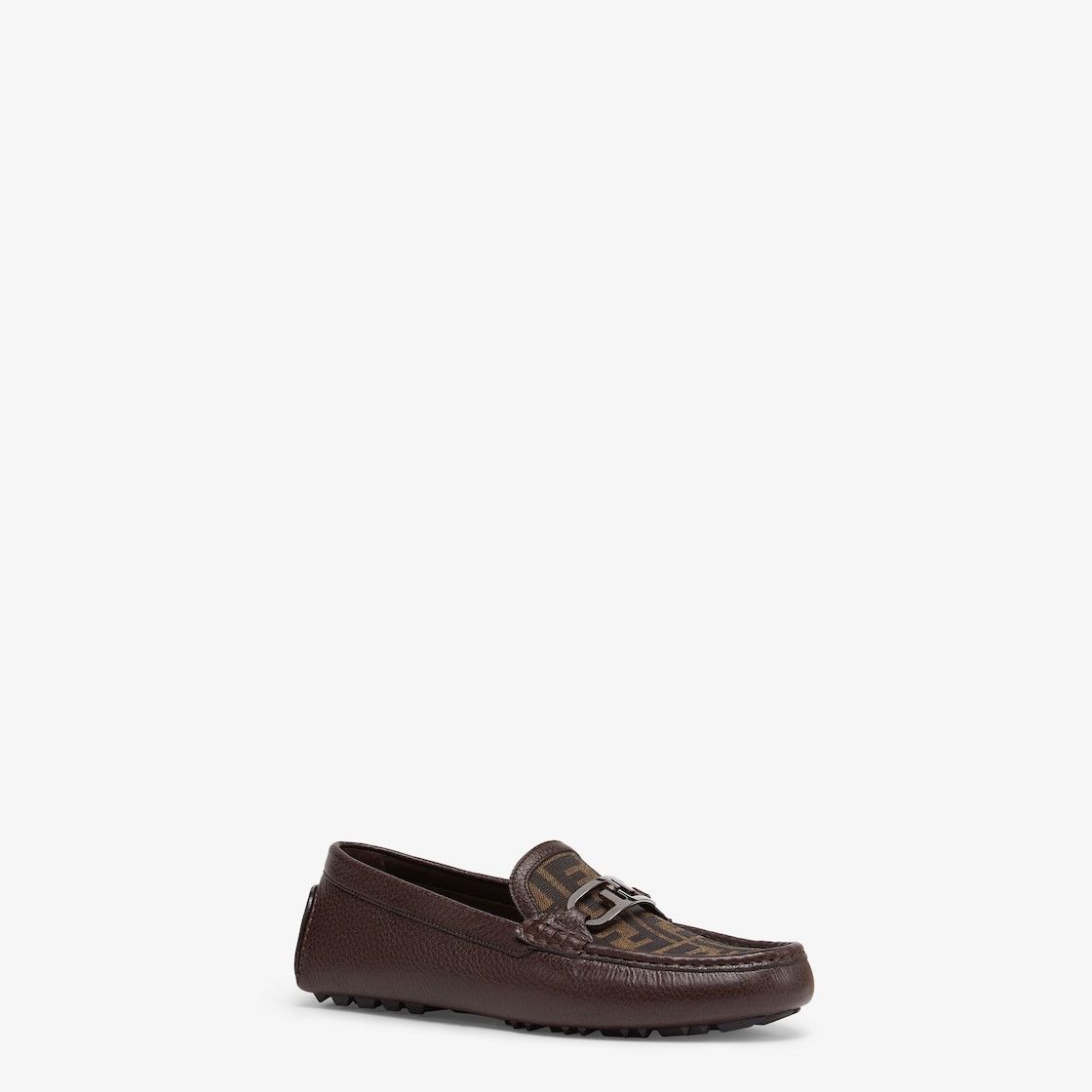 Fendi o1s1wg111025 Fendi O'Lock Driving Shoes in Dark Brown Size US 8 / EU 41 - 2 Thumbnail