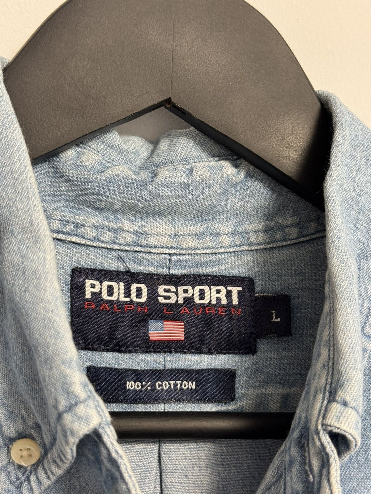 Polo Ralph Lauren Polo Ralph Lauren Sport Button Up Shirt Size US L / EU 52-54 / 3 - 4 Thumbnail