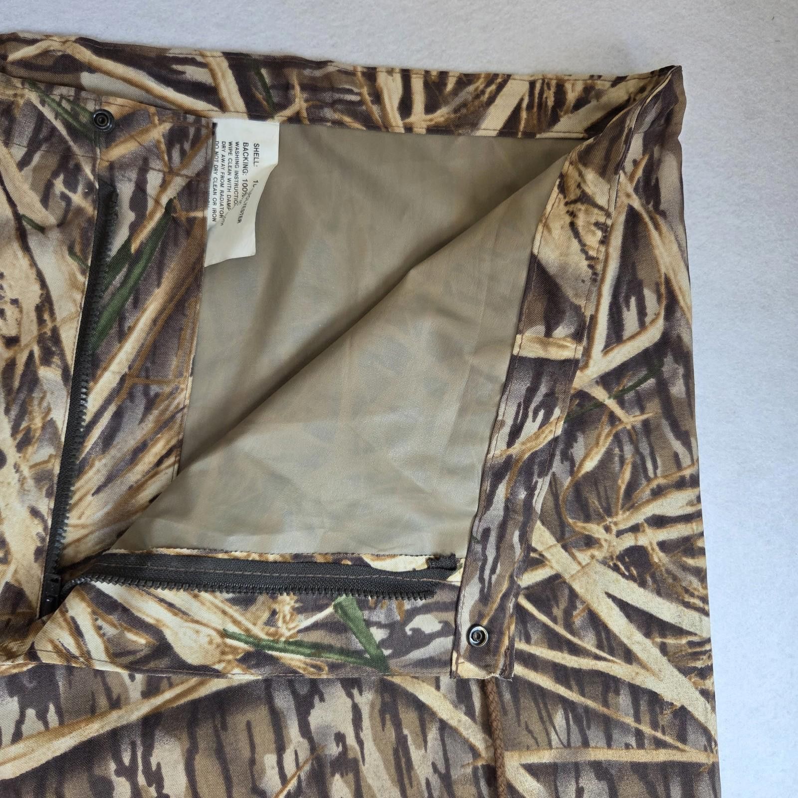 Other Hodgeman Mossy Oak Mens XL 48x34 Camo Pants Hunting Bottoms Size ONE SIZE - 4 Thumbnail
