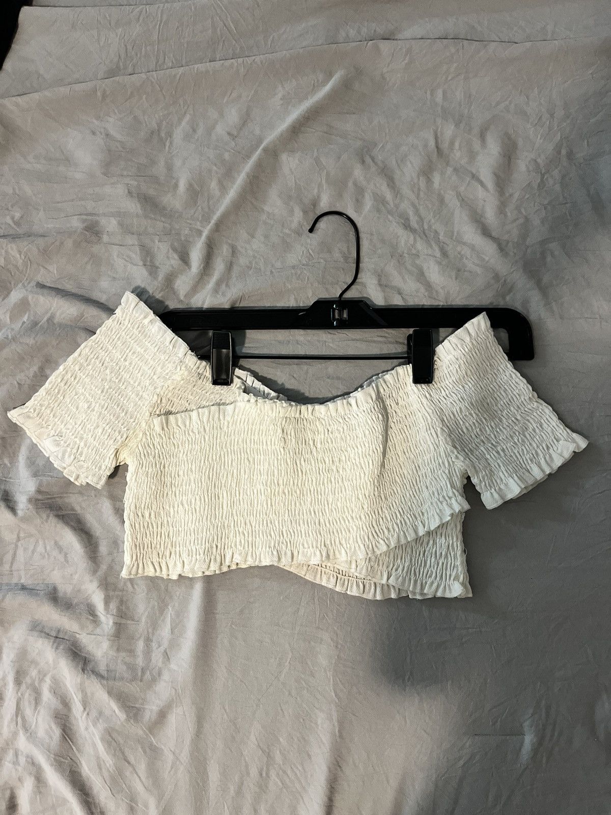 Vintage ribbed crop top Size S / US 4 / IT 40 - 1 Thumbnail