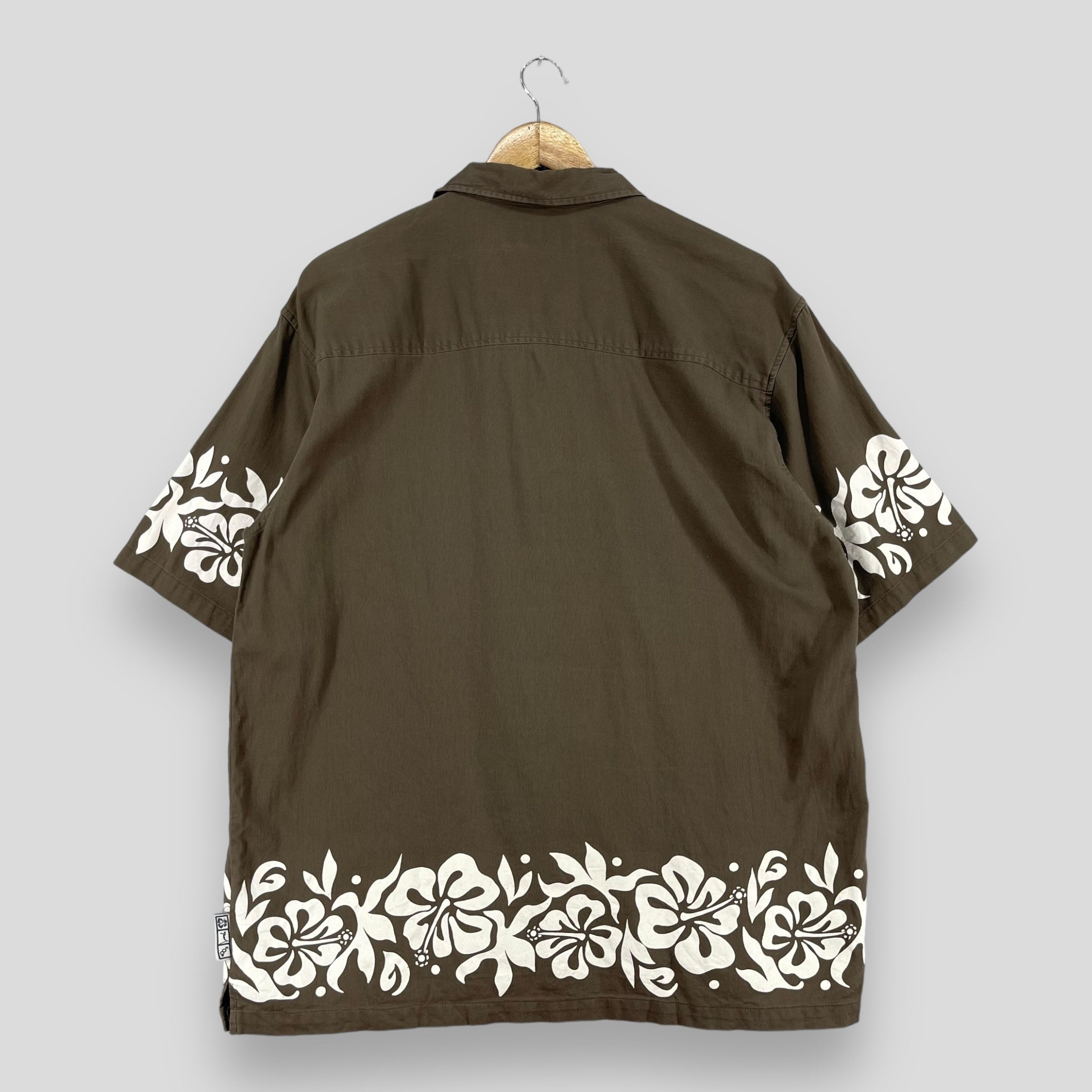 Japanese Brand Golden Breed Hawaiian Aloha Hibiscus Floral Motive Shirt Size US L / EU 52-54 / 3 - 9 Thumbnail