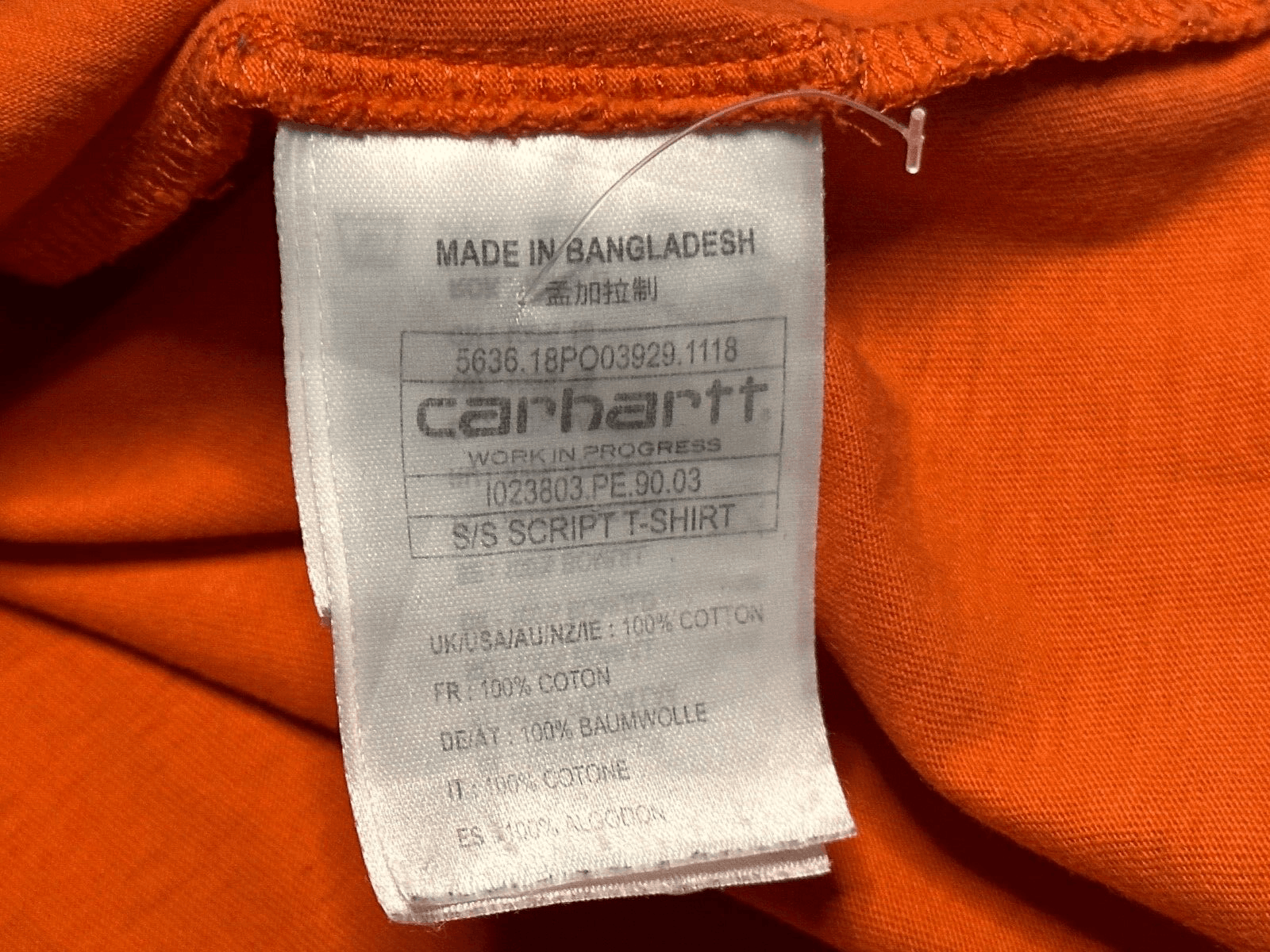 Carhartt Carhartt men's t-shirt M Size US M / EU 48-50 / 2 - 4 Thumbnail