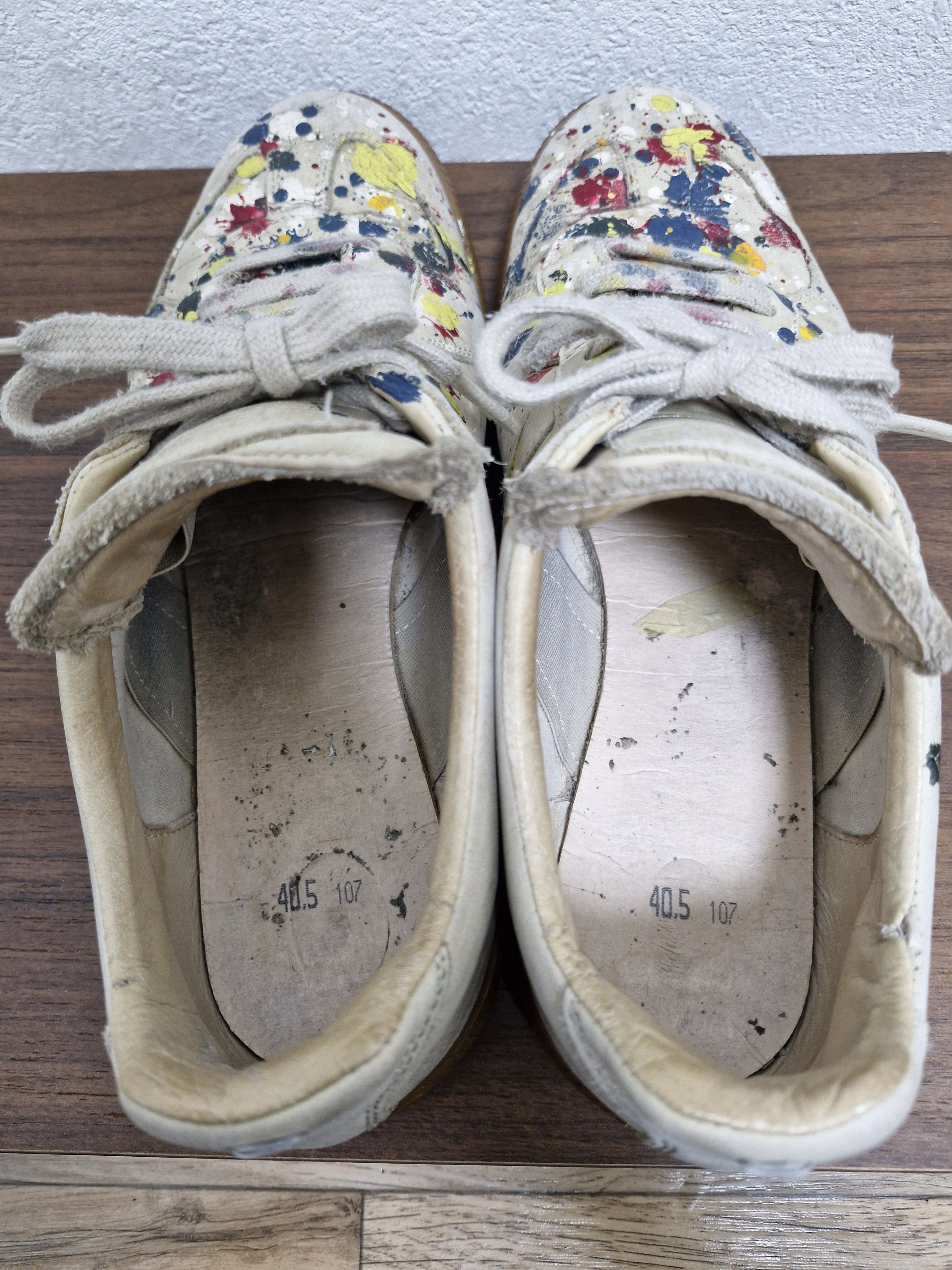 Maison Margiela MAISON MARGIELA 2014 Paint Splatter Gray GATs Size US 7.5 / EU 40-41 - 10 Thumbnail