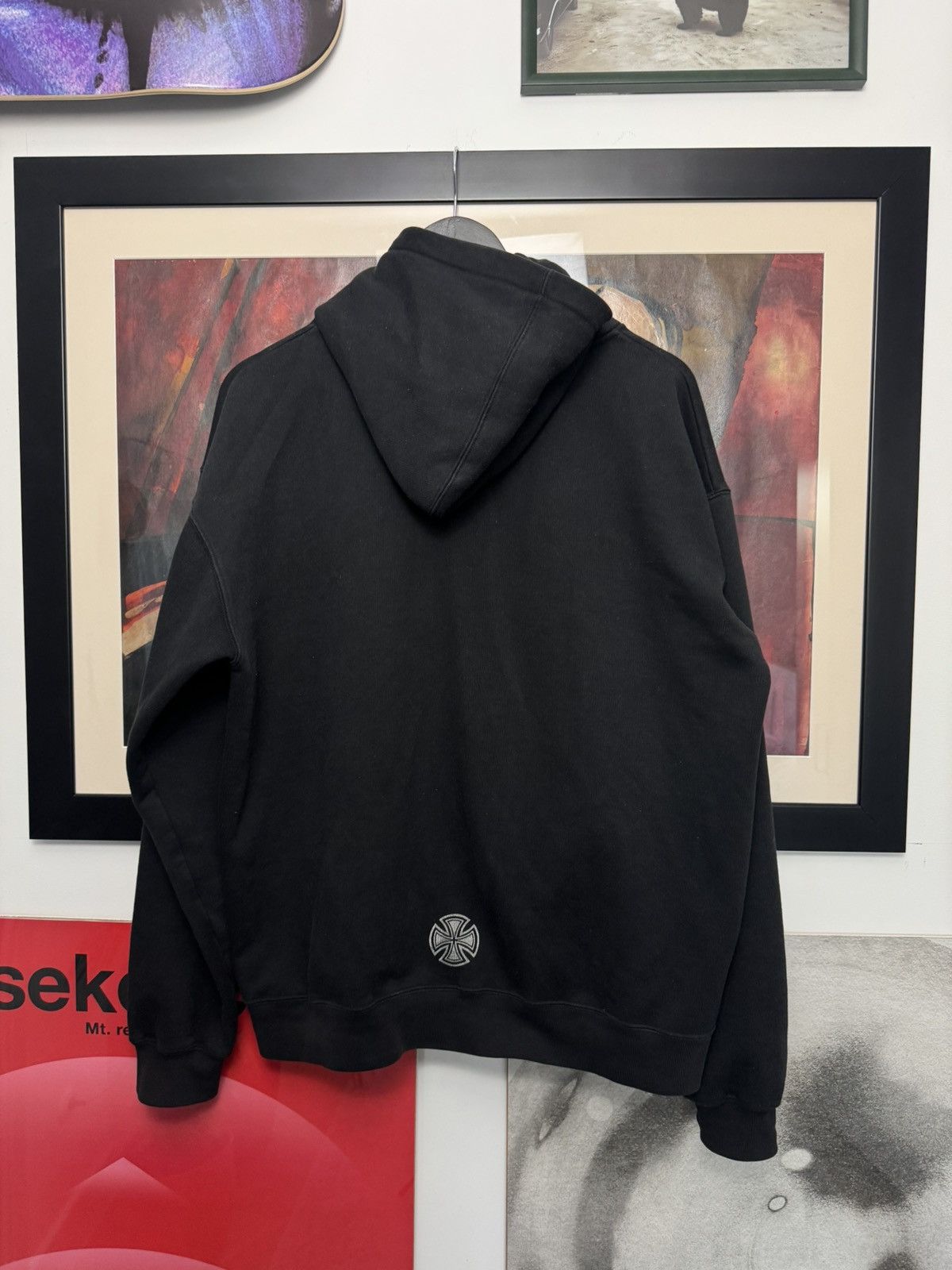 Independent Truck Co. Independent Truck Vintage 90s Zip Up Hoodie Washed Skate Size US L / EU 52-54 / 3 - 2 Thumbnail