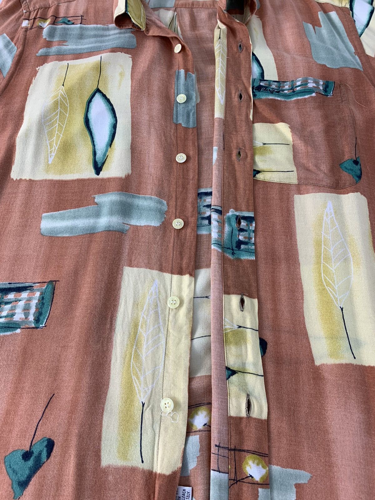 Montagut Hype 90s Montagut Casual Button Up Shirt Art Design Size US L / EU 52-54 / 3 - 5 Thumbnail