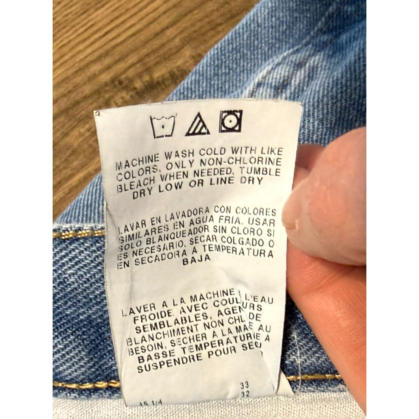 Wrangler Wrangler Jeans Men's XL Blue Denim Straight Leg Pockets 5-Pocket Design Regular Inseam 30in Outdoor Classic Size US 42 / EU 58 - 6 Thumbnail