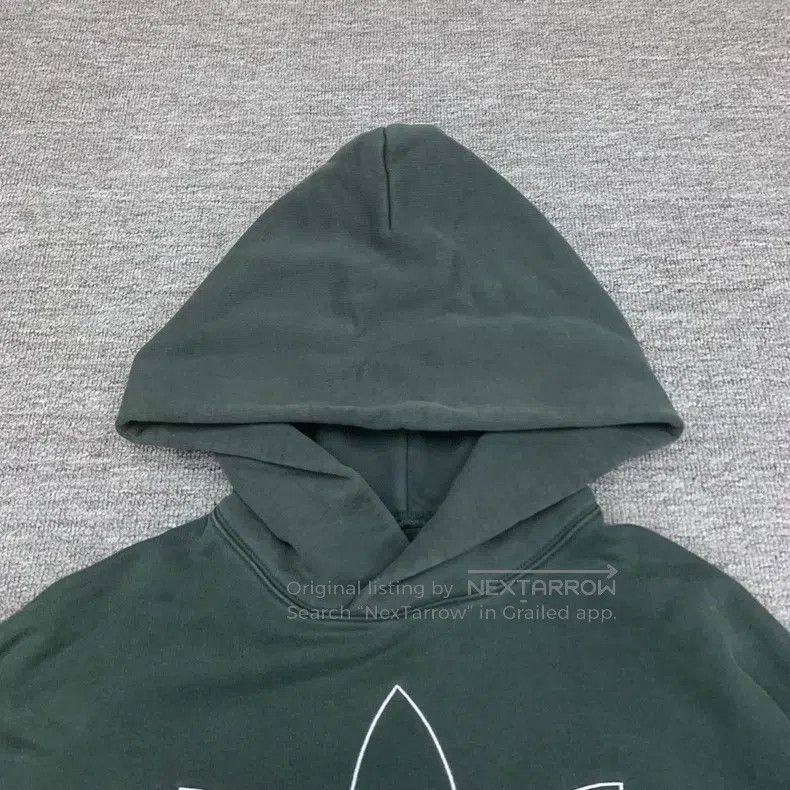 Balenciaga Balenciaga Olive Green Big Logo Hoodie Sweatshirt Size US S / EU 44-46 / 1 - 9 Thumbnail