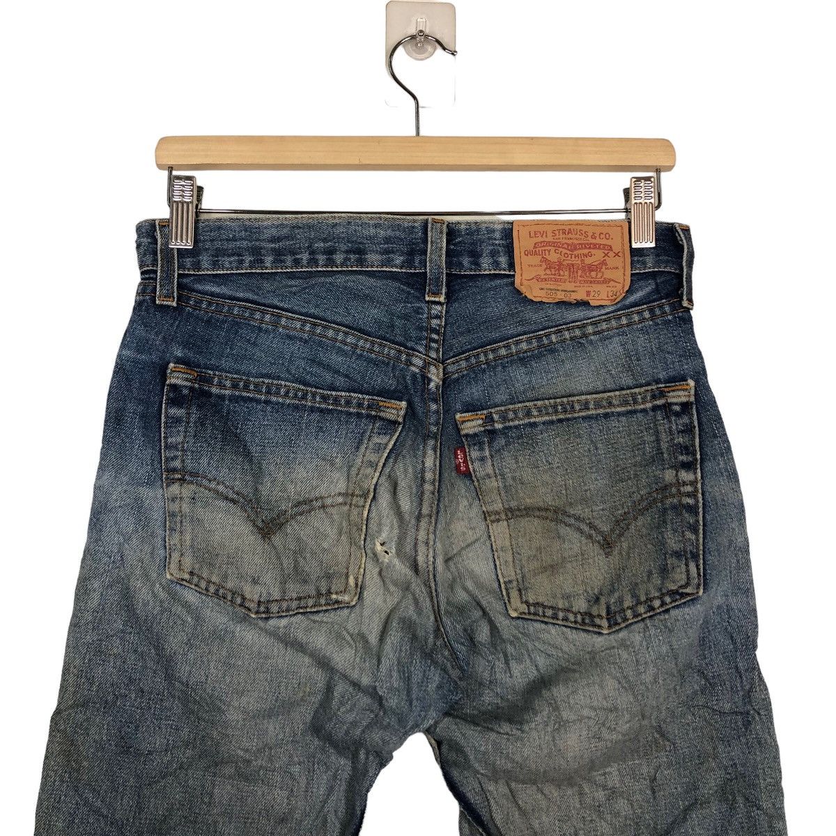 Levi's 🔥90’s Vintage Distressed Denim Jeans Levi’s USA Made Size US 30 / EU 46 - 8 Thumbnail