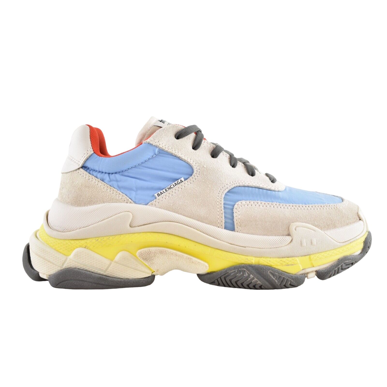 Balenciaga Triple S V2 Suede Nylon Speed Flat Trainer Sneaker 39 Size US 9 / IT 39 - 1 Thumbnail